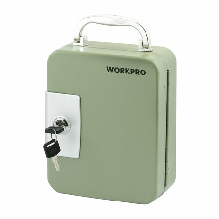 PRIME-LINE WORKPRO 20 Key Steel Cabinet with Keyed Lock and Handle 8 x 6.3 x 3 in. W082080